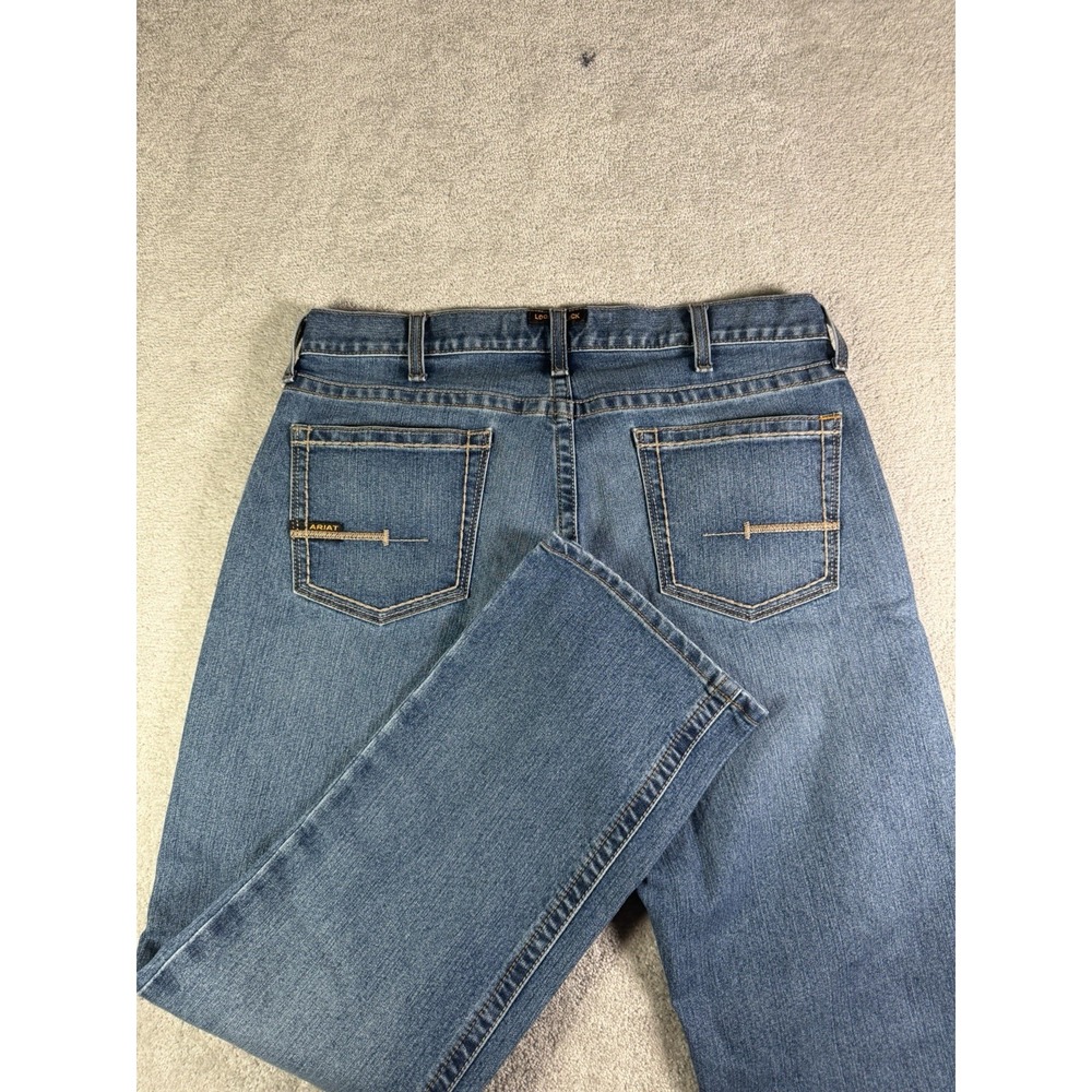 Ariat M7 Slim Fit Straight Leg Jeans Mens 36x32 Blue Medium Wash Denim Pants